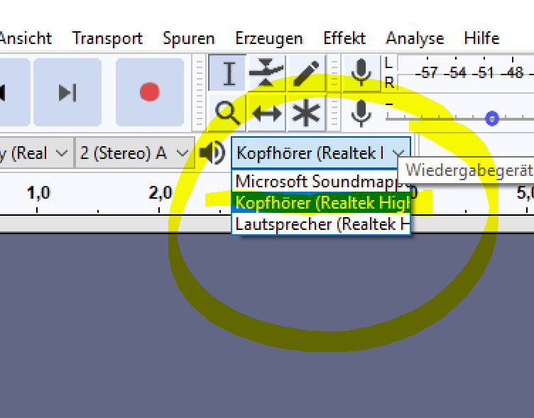 Kopfhörer Headset am Surface kontrollieren