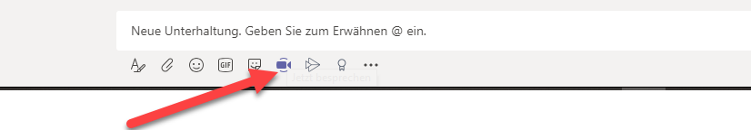 Besprechung erstellen in TEAMS