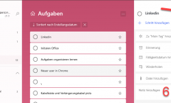 Aufgaben mit To Do-Liste organisieren