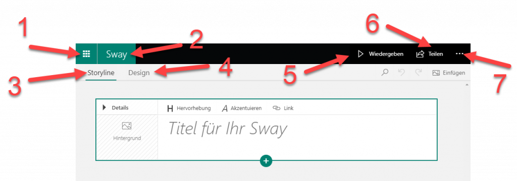 Funktionen in SWAY