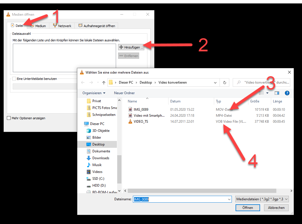 Videos konvertieren mit VLC Player ICT Wiki