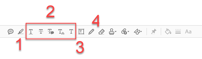 In PDFs schreiben Kommentieren Werkzeuge